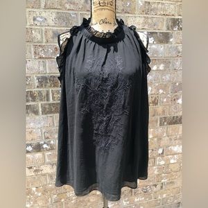 City Chic Women’s Black Blouse -Size M/18